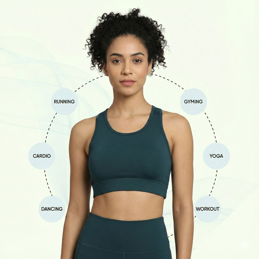 Women’s Gym Wear Co-Ord Set – Sports Bra & Leggings