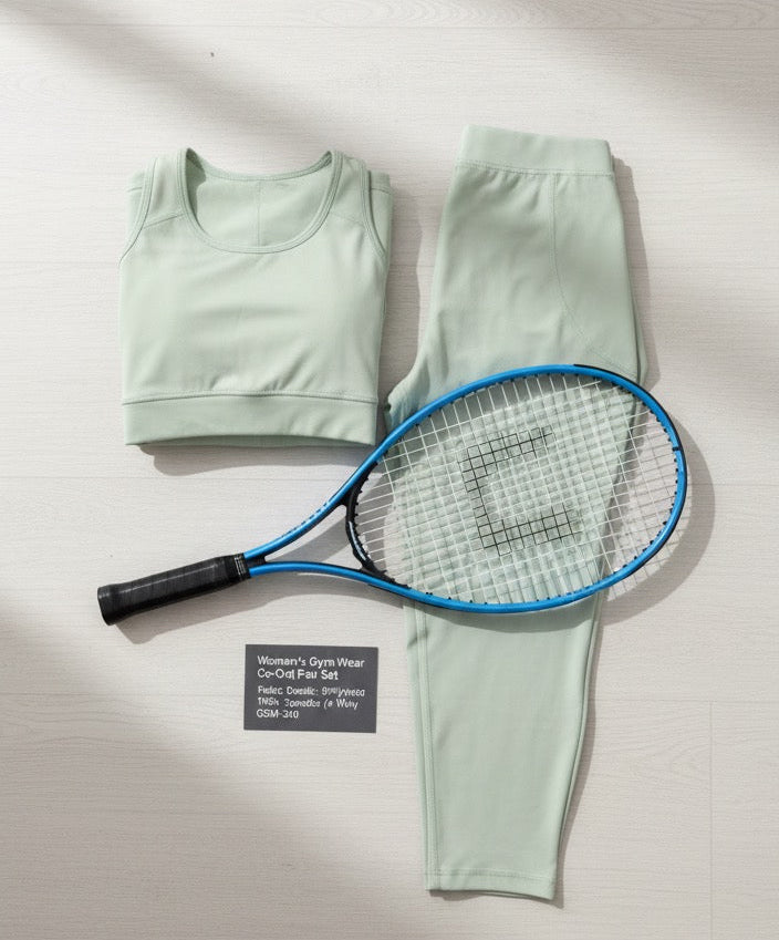 Women’s Gym Wear Co-Ord Set – Sports Bra & Leggings