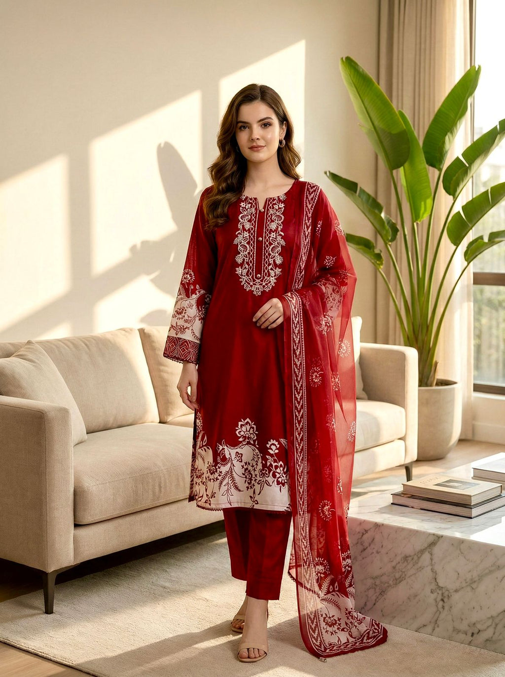 Bosque| ADAN’S LIBAS STITCHED LAWN – Ready-Made Collection