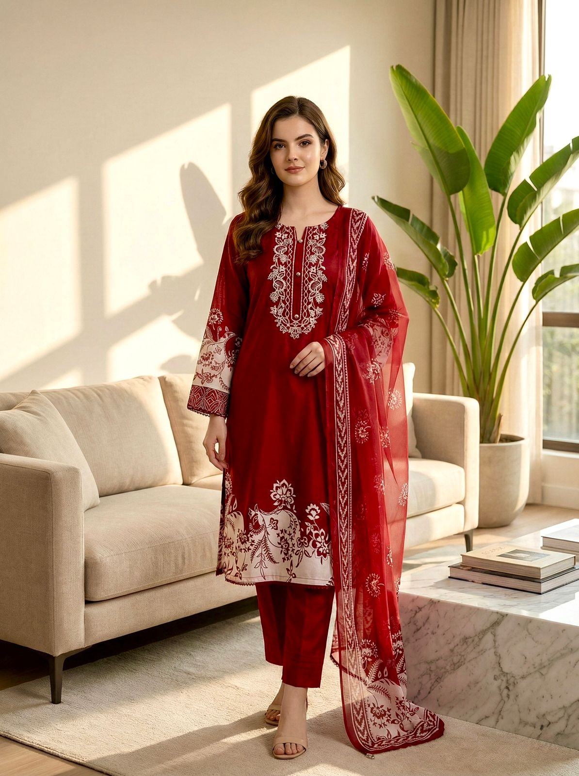 Bosque| ADAN’S LIBAS STITCHED LAWN – Ready-Made Collection